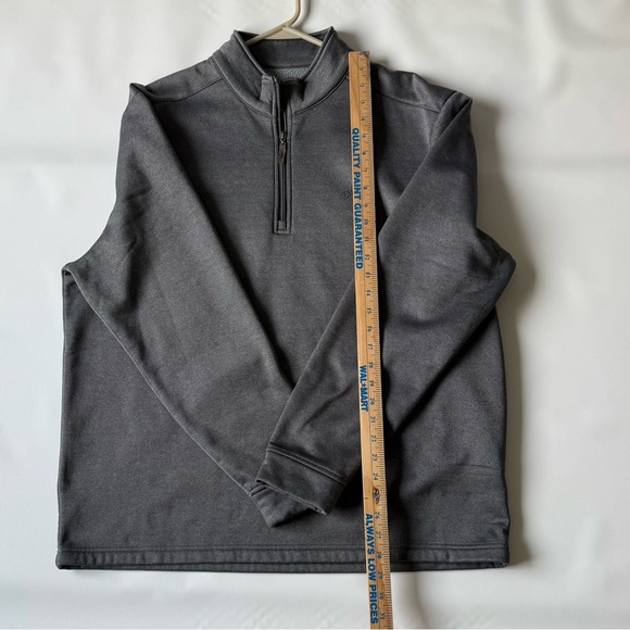Callaway Men’s Gray long sleeve Quarter-Zip Golf Sweatshirt size large - Picture 4 of 6